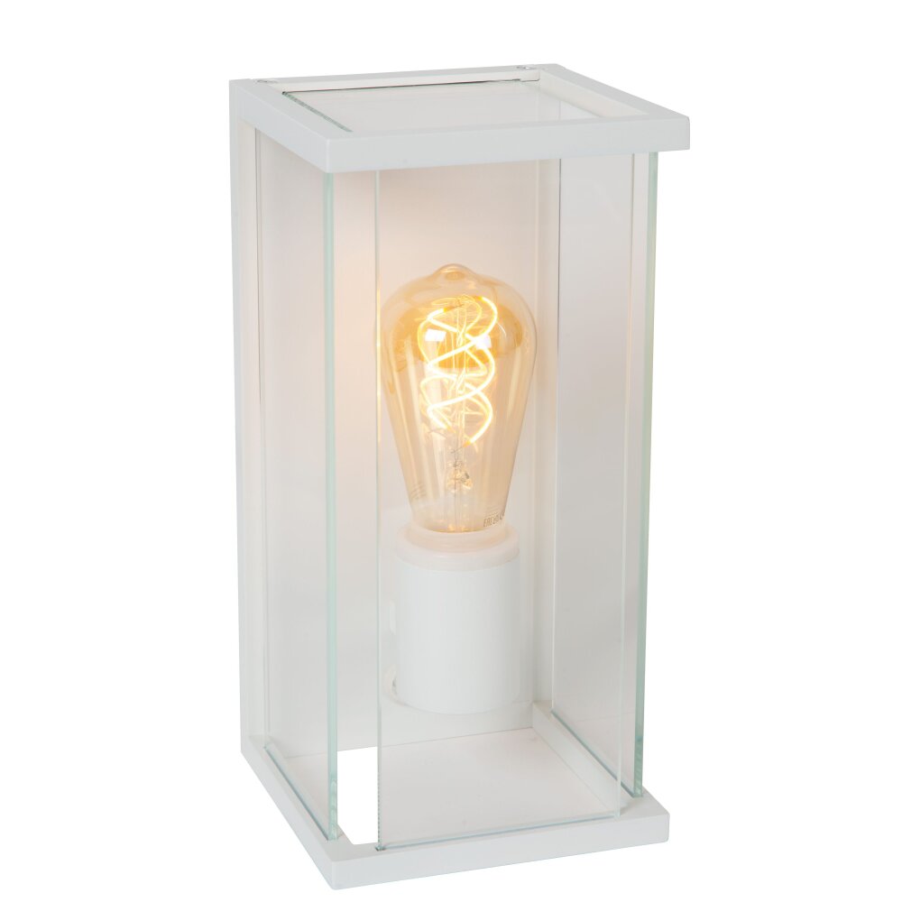 CLAIRE Lampe murale d´extérieur Luminaires Lucide Blanc, 1 lumière, Détecteur de mouvement main product photo
