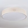 Foggia Plafonnier Nickel mat, 3 lumières