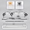 Hasvik Suspension, Suspension Blanc, 3 lumières