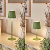 Allen Lampe de table d'extérieur, Lampe à poser LED Vert, 1 lumière