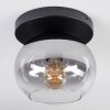 Apedo Plafonnier, Boule lumineuse Clair, Fumé, 1 lumière Apedo Plafonnier, Boule lumineuse Clair, Fumé, 1 lumière