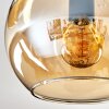 Koyoto Plafonnier, Boule lumineuse Ambre, 3 lumières