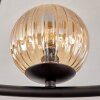 Chehalis Plafonnier, Boule lumineuse Ambre, 12 lumières
