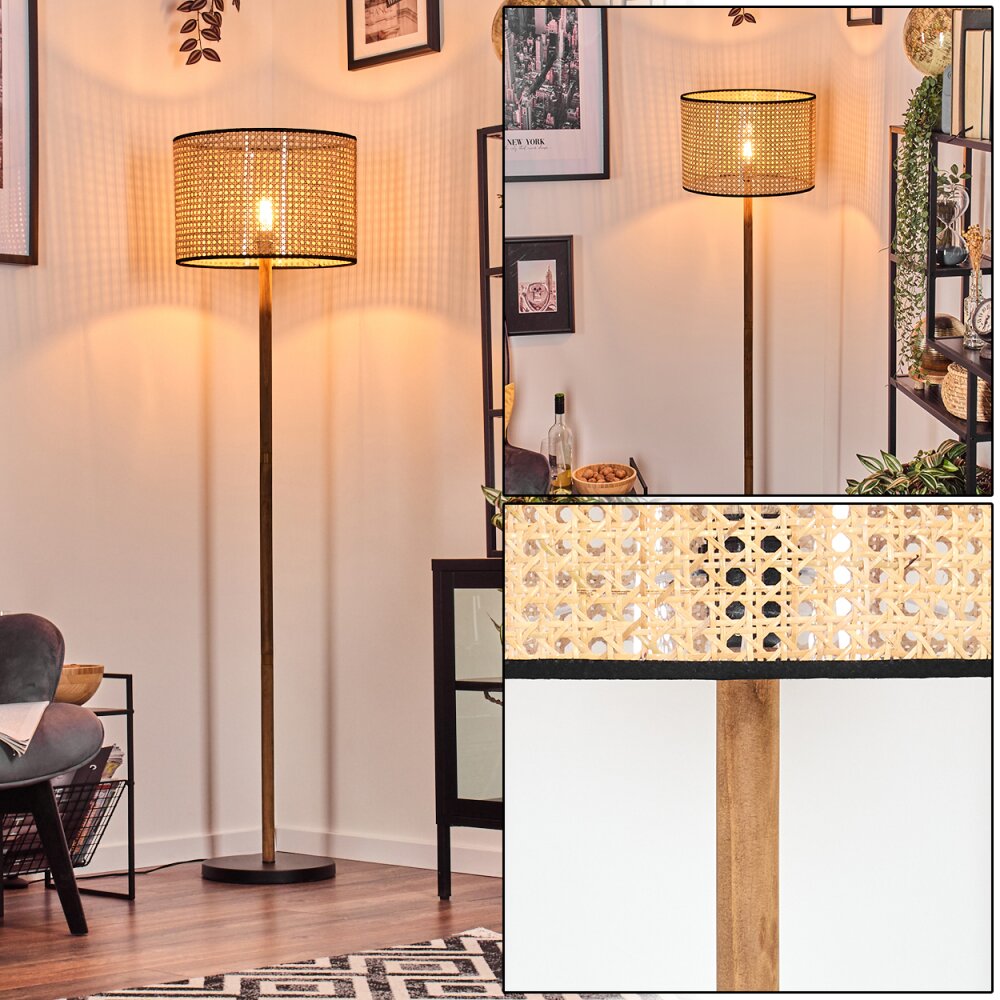 Ramila Lampadaire Écru, Noir, 1 lumière main product photo
