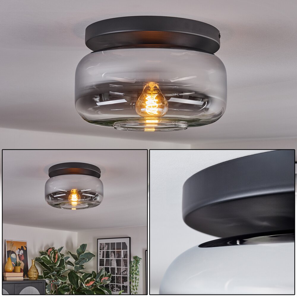 Boza Plafonnier, Boule lumineuse Chrome, Clair, 1 lumière main product photo