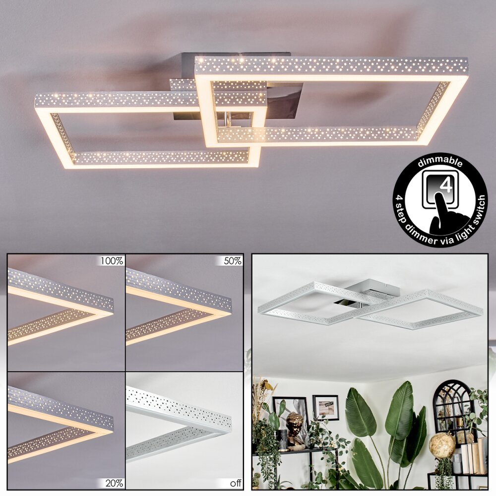 Binor Plafonnier LED Chrome, 1 lumière main product photo