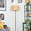 Cavaca Lampadaire Écru, Noir, 1 lumière