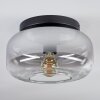 Boza Plafonnier, Boule lumineuse Clair, Fumé, 1 lumière