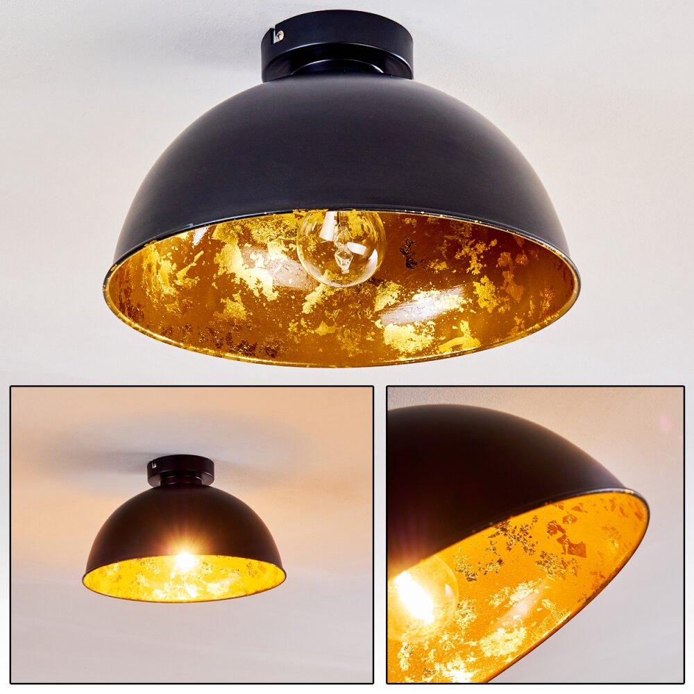 Plafonnier Nome Noir, 1 lumière main product photo