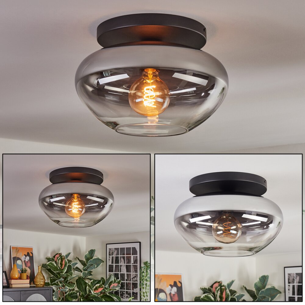 Mertola Plafonnier, Boule lumineuse Clair, Fumé, 1 lumière main product photo
