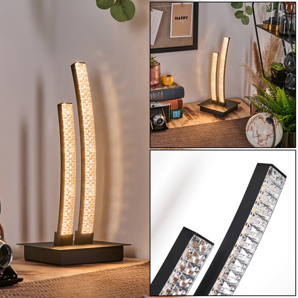 Rowan Lampe à poser LED Noir, 1 lumière main product photo