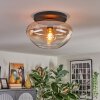 Mertola Plafonnier, Boule lumineuse Ambre, Clair, 1 lumière