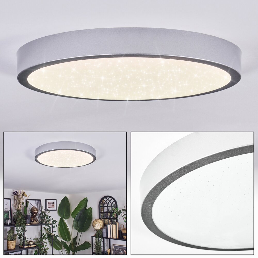 Kelan Plafonnier LED Argenté, 1 lumière main product photo