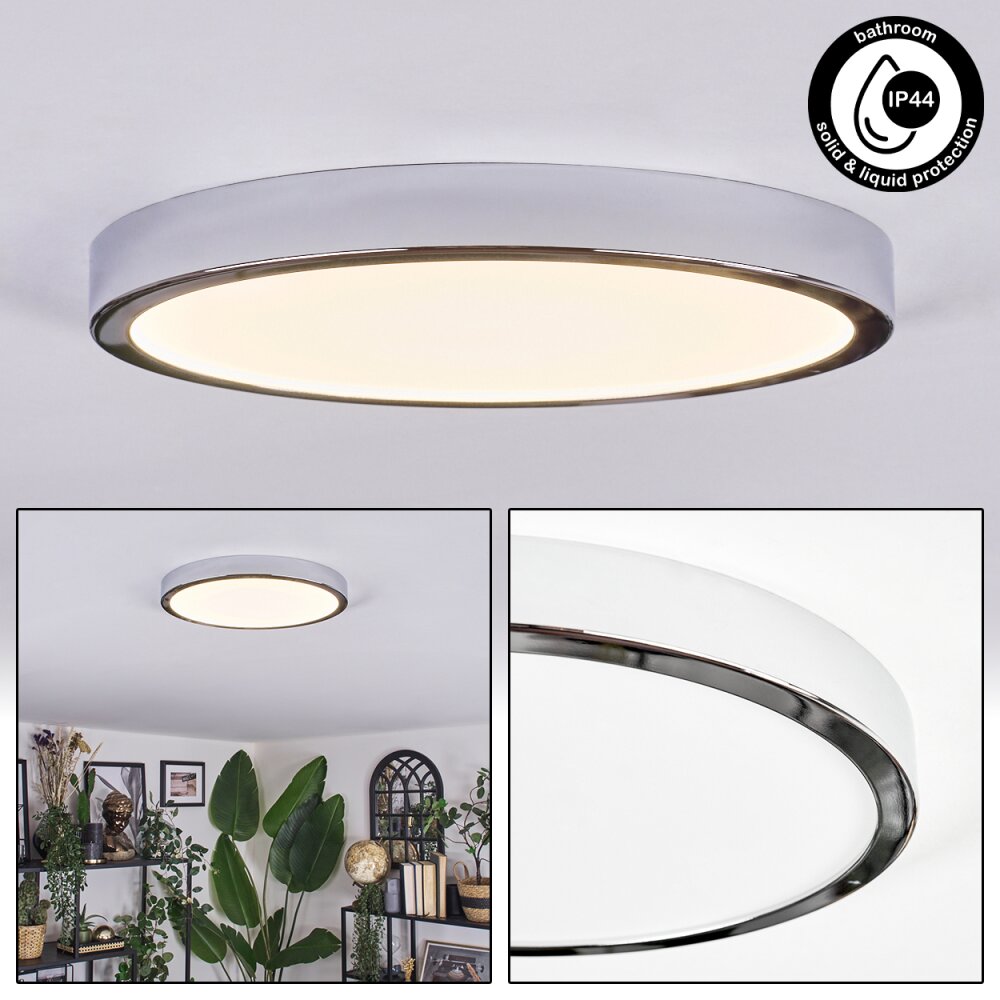 Finsrud Plafonnier LED Chrome, 1 lumière main product photo