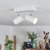 Gesteira Plafonnier, Spot de plafond Blanc, 2 lumières