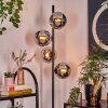 Gastor Lampadaire Chrome, Fumé, 4 lumières