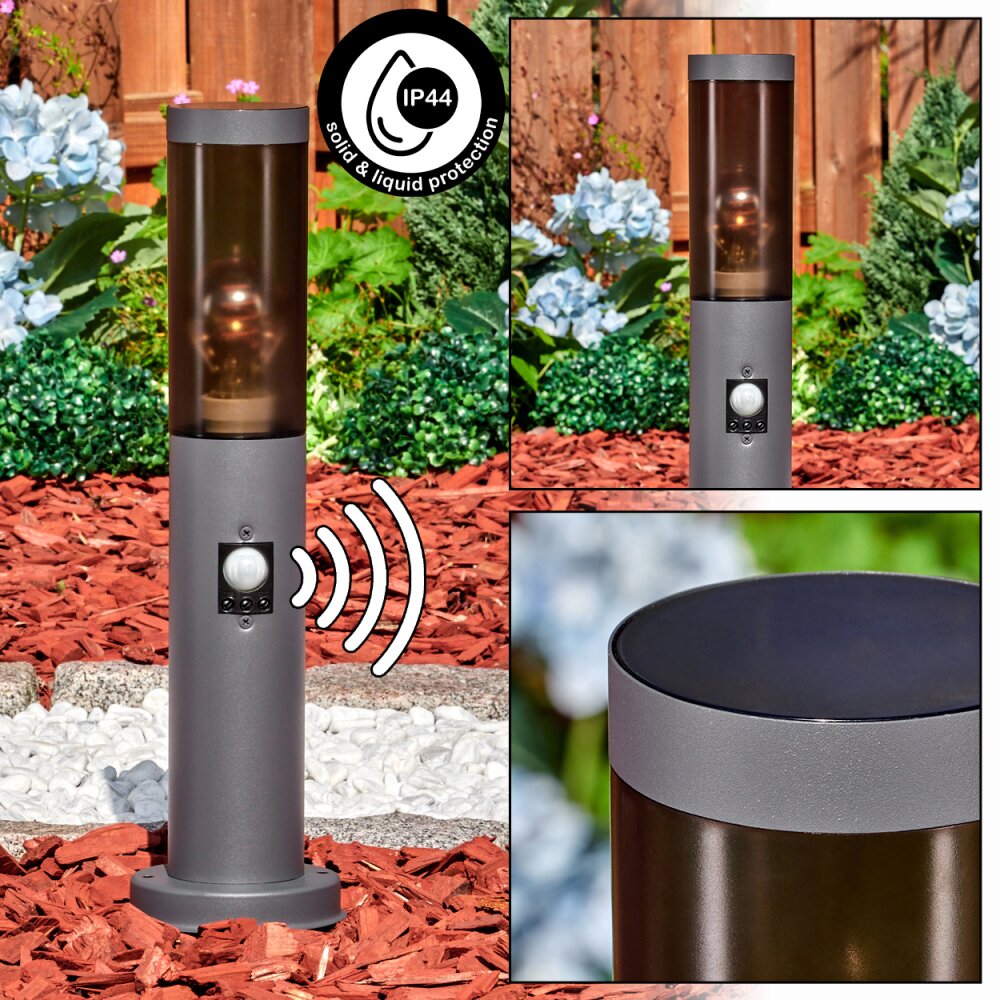 Sessa Borne lumineuse, Eclairage de chemin Anthracite, 1 lumière, Détecteur de mouvement main product photo