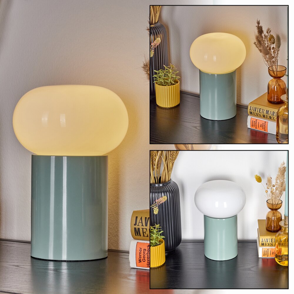 Godrie Lampe à poser Turquoise, 1 lumière main product photo