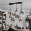 Gastor Suspension, Boule lumineuse, Suspension Clair, Fumé, 8 lumières