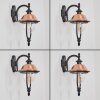 Gascon Lampe murale d´extérieur, Applique murale Cuivre, Noir, 1 lumière