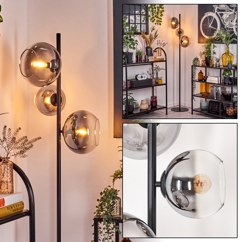 Dagan Lampadaire Clair, Fumé, 3 lumières main product photo