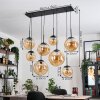 Gastor Suspension, Boule lumineuse, Suspension Ambre, 8 lumières