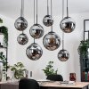 Gastor Suspension, Boule lumineuse, Suspension Fumé, 8 lumières Gastor Suspension, Boule lumineuse, Suspension Fumé, 8 lumières
