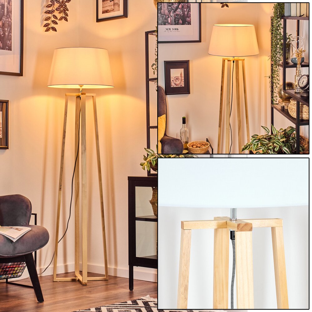 Bassagoda Lampadaire Écru, 1 lumière main product photo