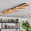Pompu Plafonnier LED Écru, Noir, 1 lumière