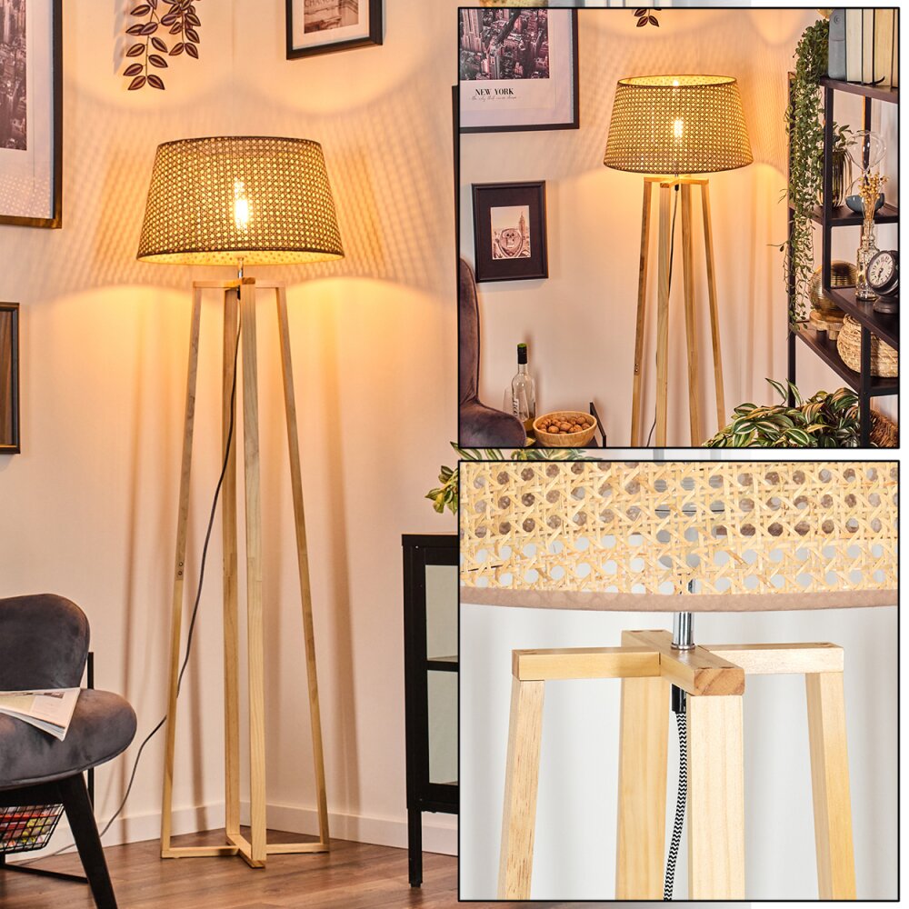 Barcos Lampadaire Écru, 1 lumière main product photo