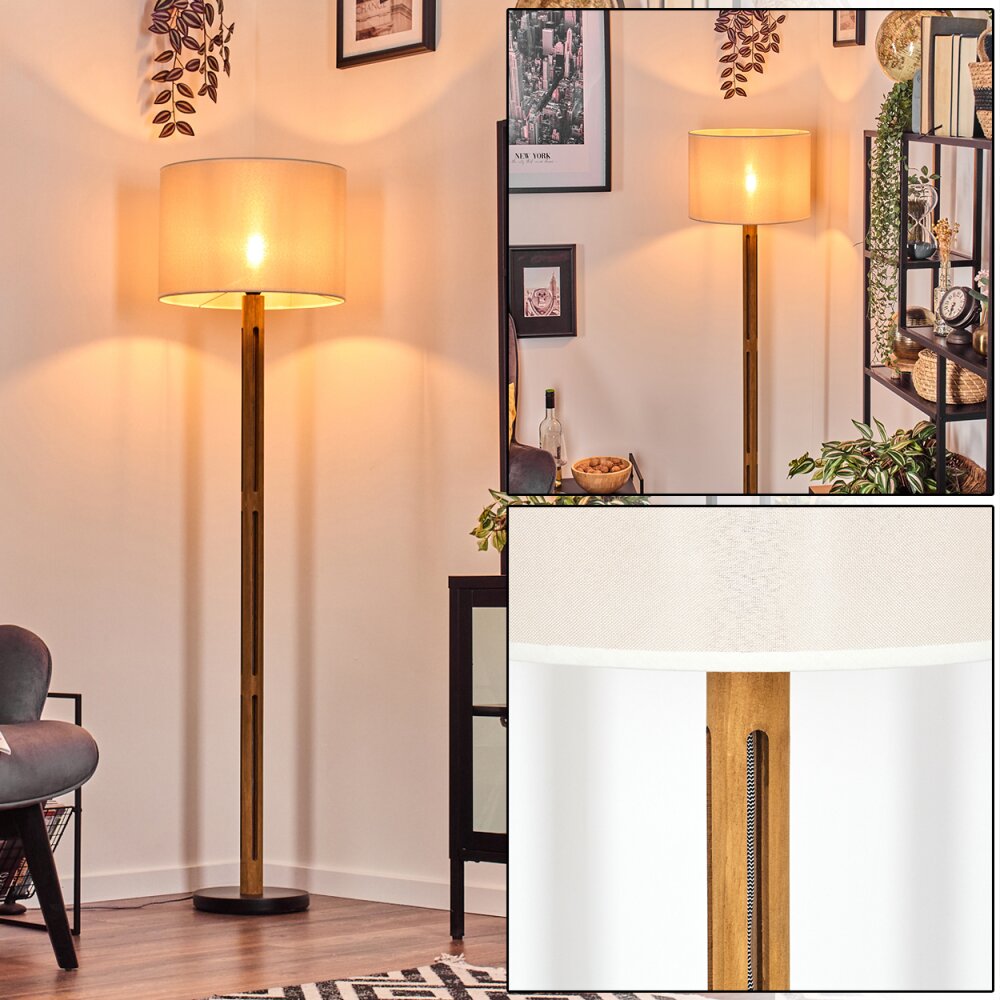 Bassagoda Lampadaire Brun, Écru, Noir, 1 lumière main product photo