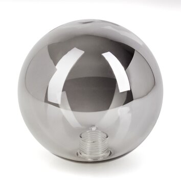 Abat-jour en verre  Chehalis Verre de rechange, pièce de rechange 12 cm Fumé Abat-jour en verre  Chehalis Verre de rechange, pièce de rechange 12 cm Fumé