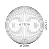 Abat-jour en verre  Chehalis Verre de rechange 12 cm Ambre