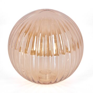 Abat-jour en verre  Chehalis Verre de rechange, pièce de rechange 15 cm Ambre Abat-jour en verre  Chehalis Verre de rechange, pièce de rechange 15 cm Ambre