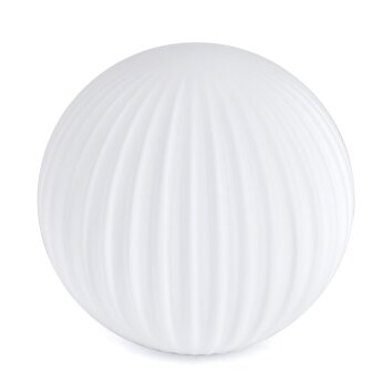 Abat-jour en verre  Chehalis Verre de rechange 15 cm Blanc
