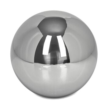 Abat-jour en verre  Chehalis Verre de rechange 10 cm Chrome, Fumé