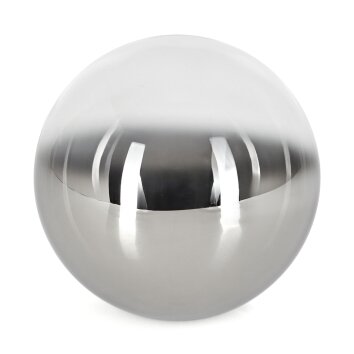 Abat-jour en verre  Chehalis Verre de rechange 12 cm Chrome, Clair, Fumé