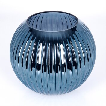 Abat-jour en verre Koyoto Verre de rechange, pièce de rechange 25 cm Bleu Abat-jour en verre Koyoto Verre de rechange, pièce de rechange 25 cm Bleu