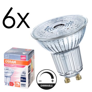 Luminaires Osram GU10 LED 3.4 Watt blanc neutre 230 Lumen