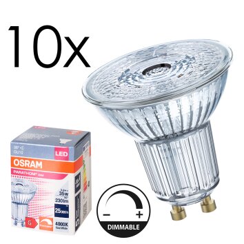 Luminaires Osram GU10 LED 3.4 Watt blanc neutre 230 Lumen