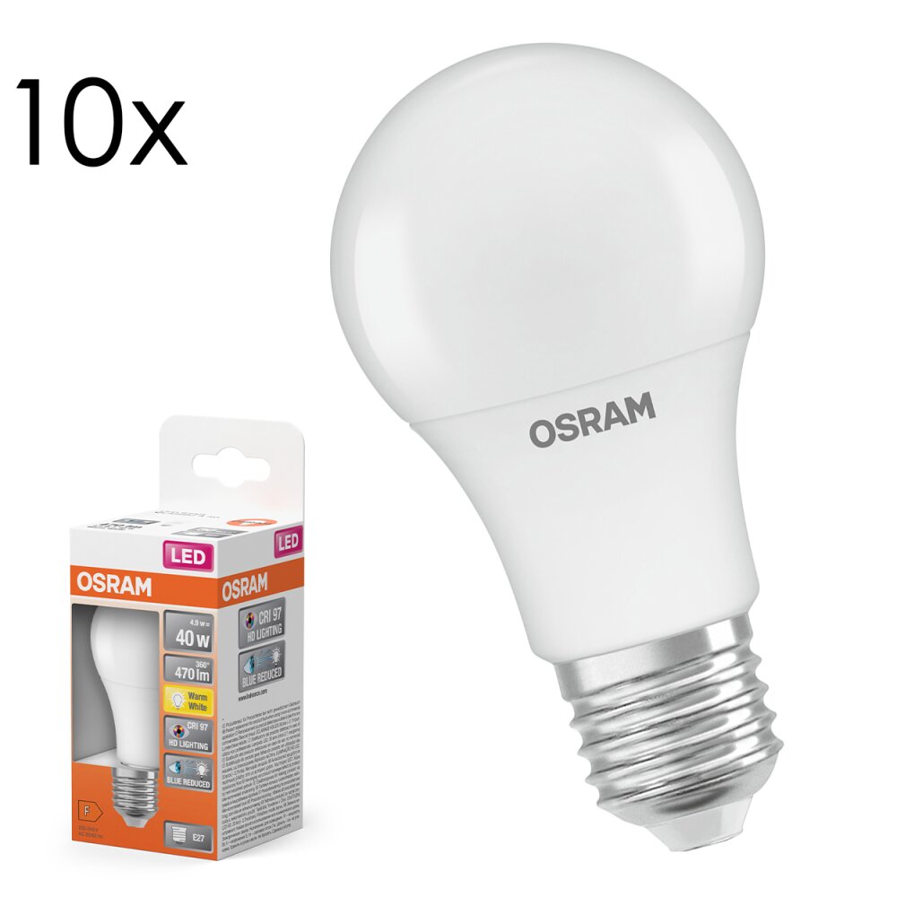 Luminaires Osram E27 LED 4.9 Watt 470 Lumen main product photo