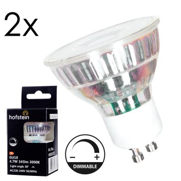LED 4 Watt blanc chaud dimmable 345 Lumen LED 4 Watt blanc chaud dimmable 345 Lumen