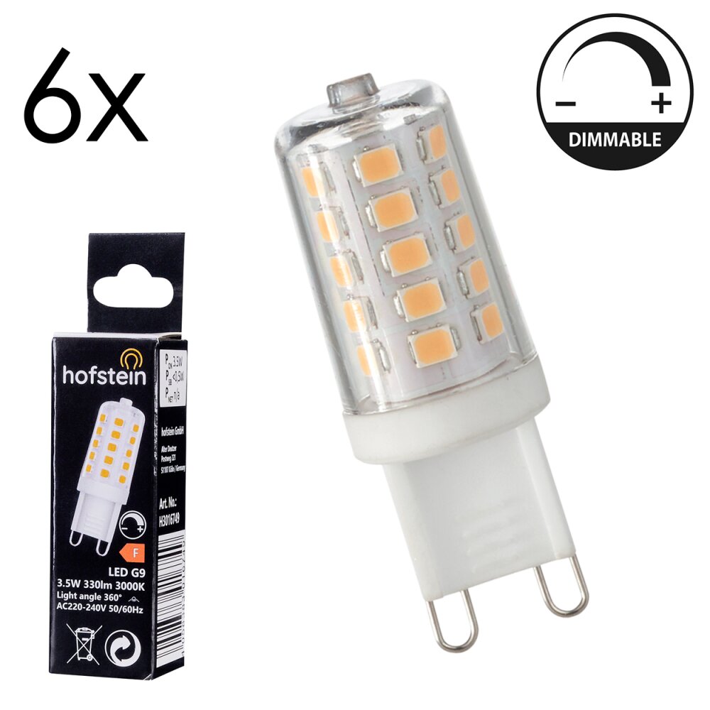 G9 LED 3.5 Watt blanc chaud dimmable 330 Lumen main product photo
