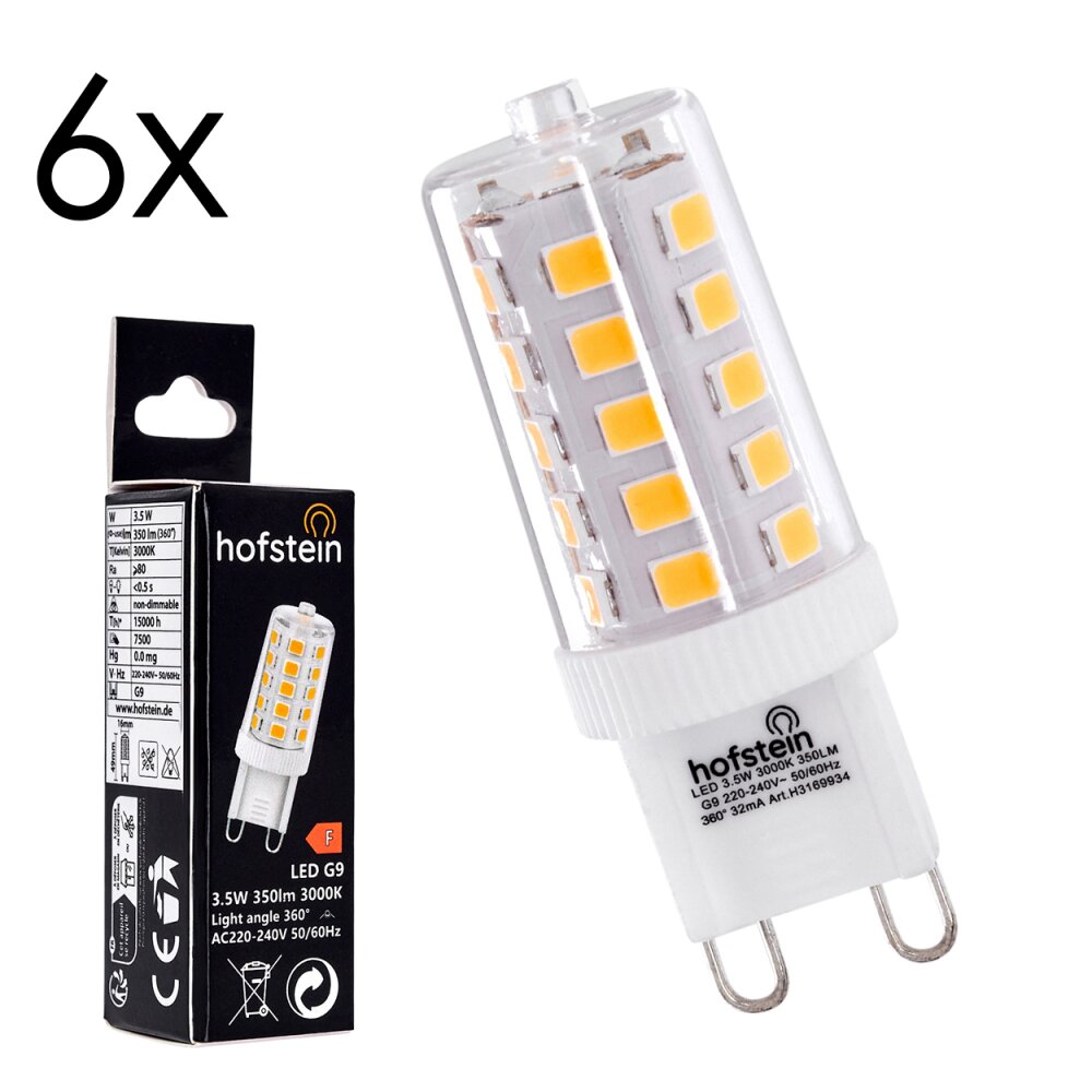 G9 LED 3 Watt blanc chaud 330 Lumen main product photo
