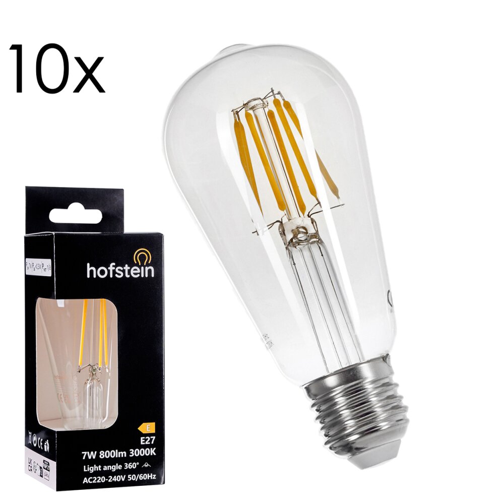 E27 LED 6 Watt blanc chaud 800 Lumen main product photo