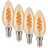 E14 LED 4 Watt blanc chaud dimmable 220 Lumen