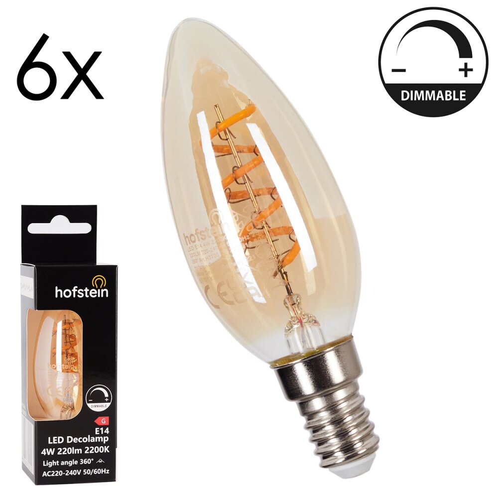 E14 LED 4 Watt blanc chaud dimmable 220 Lumen main product photo