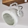 Plafonnier Herford Bois foncé, 4 lumières