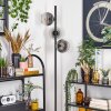 Koyoto Lampadaire Clair, Fumé, 3 lumières