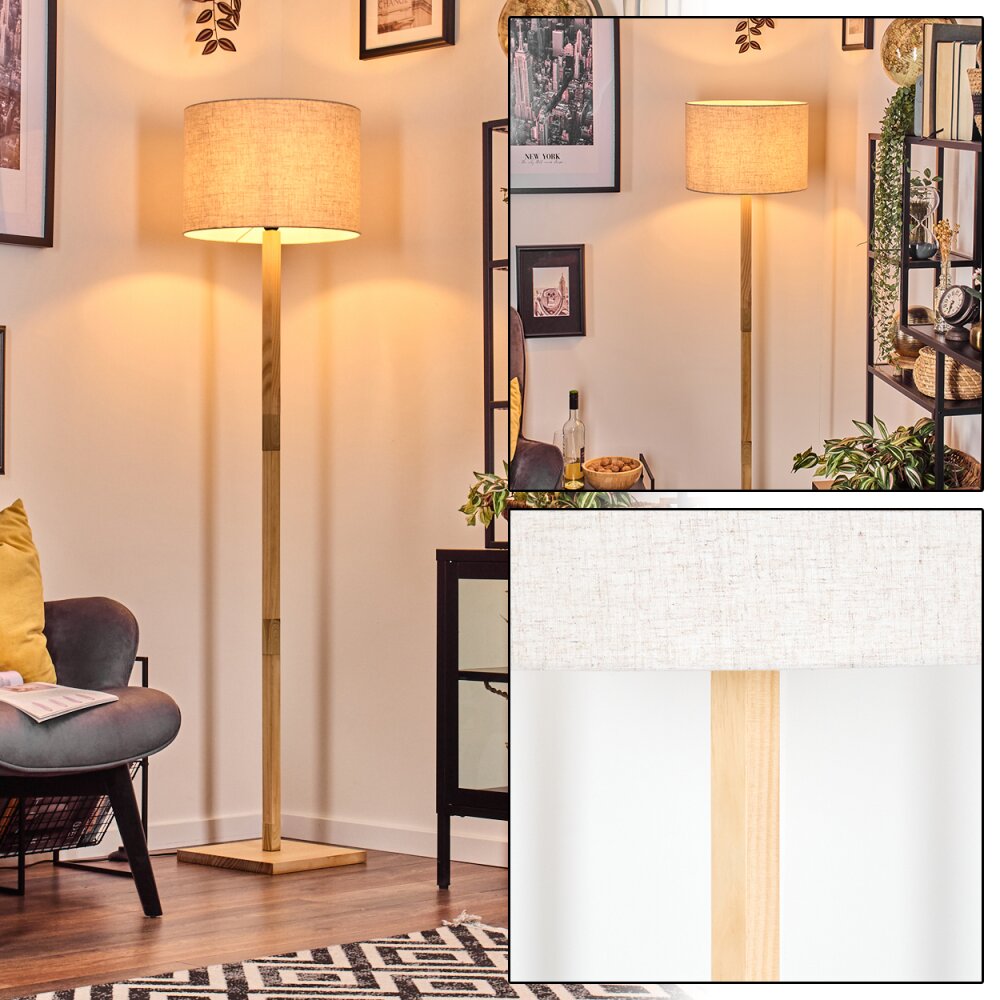 Bassagoda Lampadaire Écru, 1 lumière main product photo